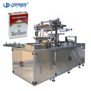 Perfume box 3d film wrapping machine film over UPPER automatic cigarette cellophane wrapping machine