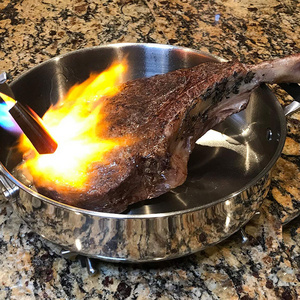 Searing bbq Attachment for Handheld Blow torch Works with Butane and Propane Easy to Use and Adjust 2"