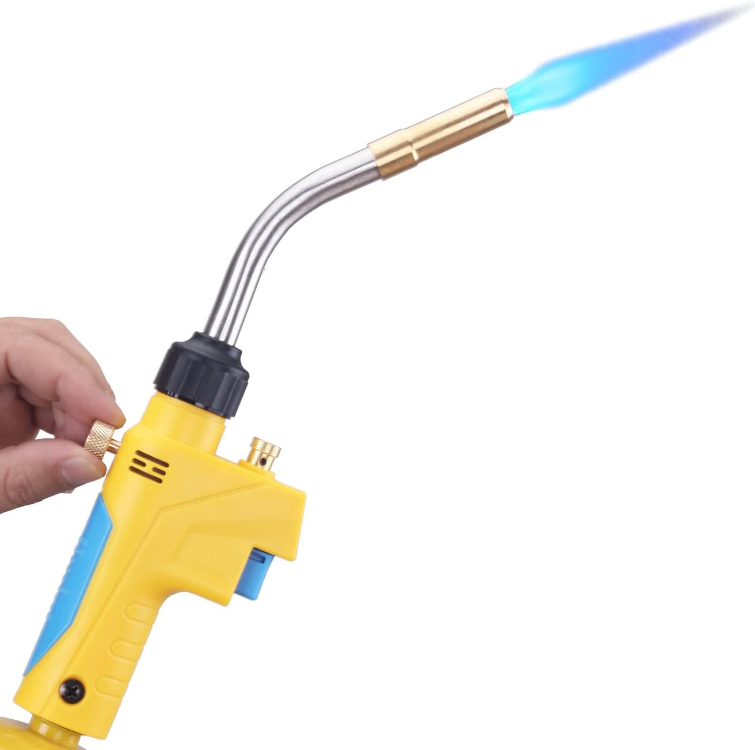 Copper Pipes Propane Torch Trigger Start Mapp Gas Torch HVAC Soldering Brazing Torch