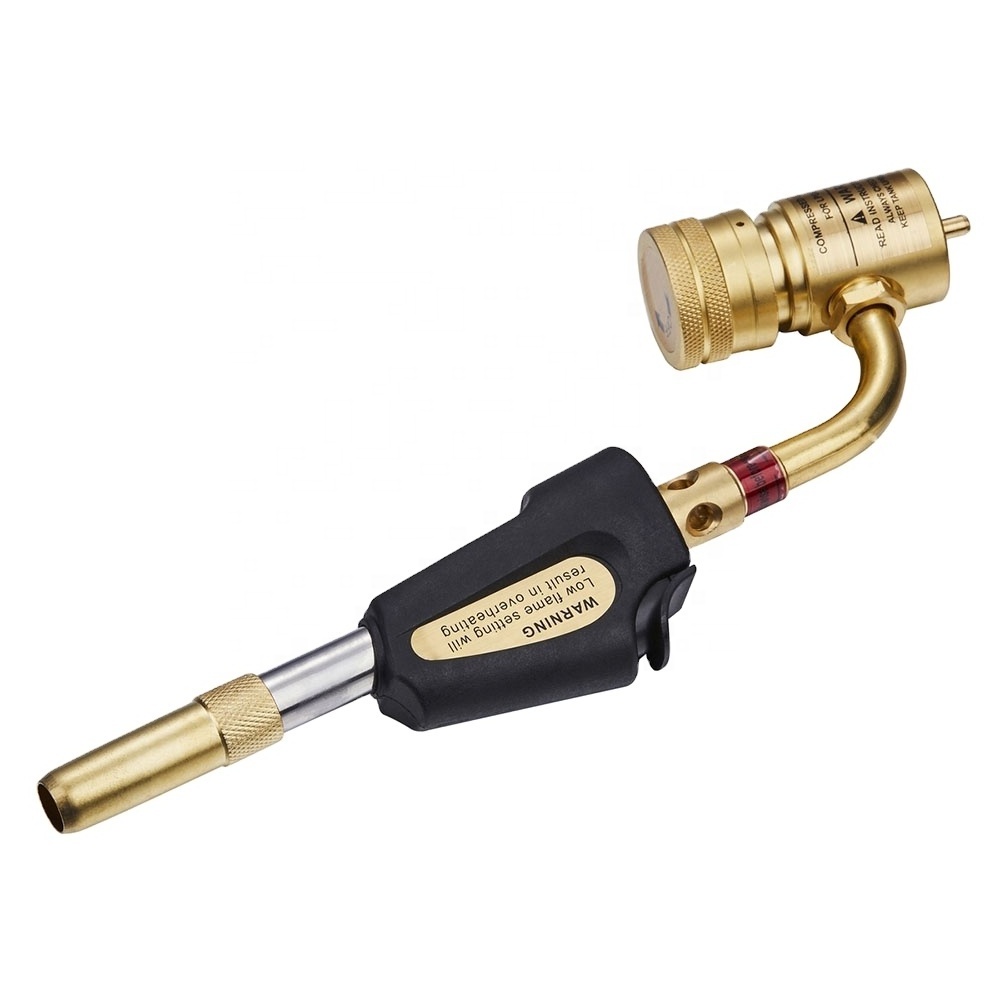 UPPERWELD UP3000 Trigger Start Mapp Gas Torch High Intensity Auto Ignition Propane Torch Welding Adjustable Swirl Flame Gun BBQ