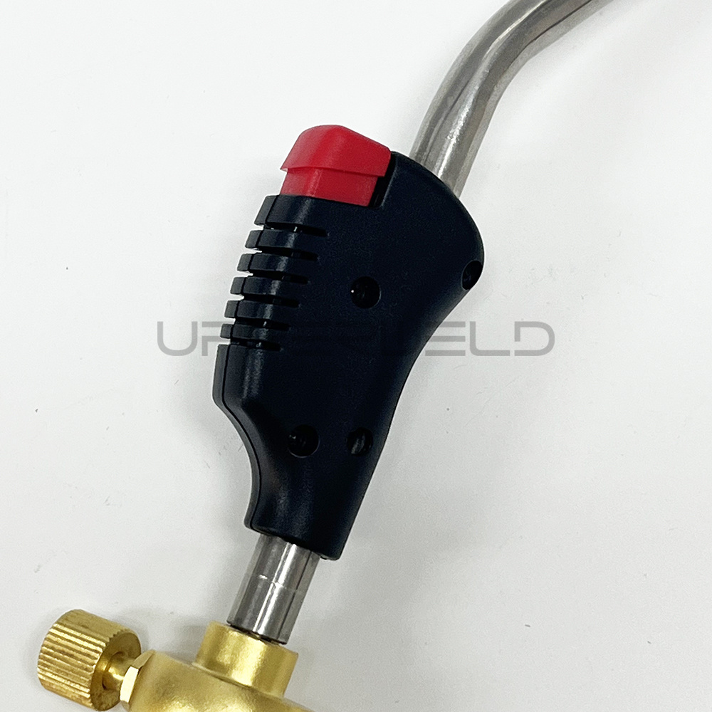 Trigger Start Gas Welding Propane Torch Head Self Ignition Handhold Cylinder Soldering Brazing Triple Point Flame