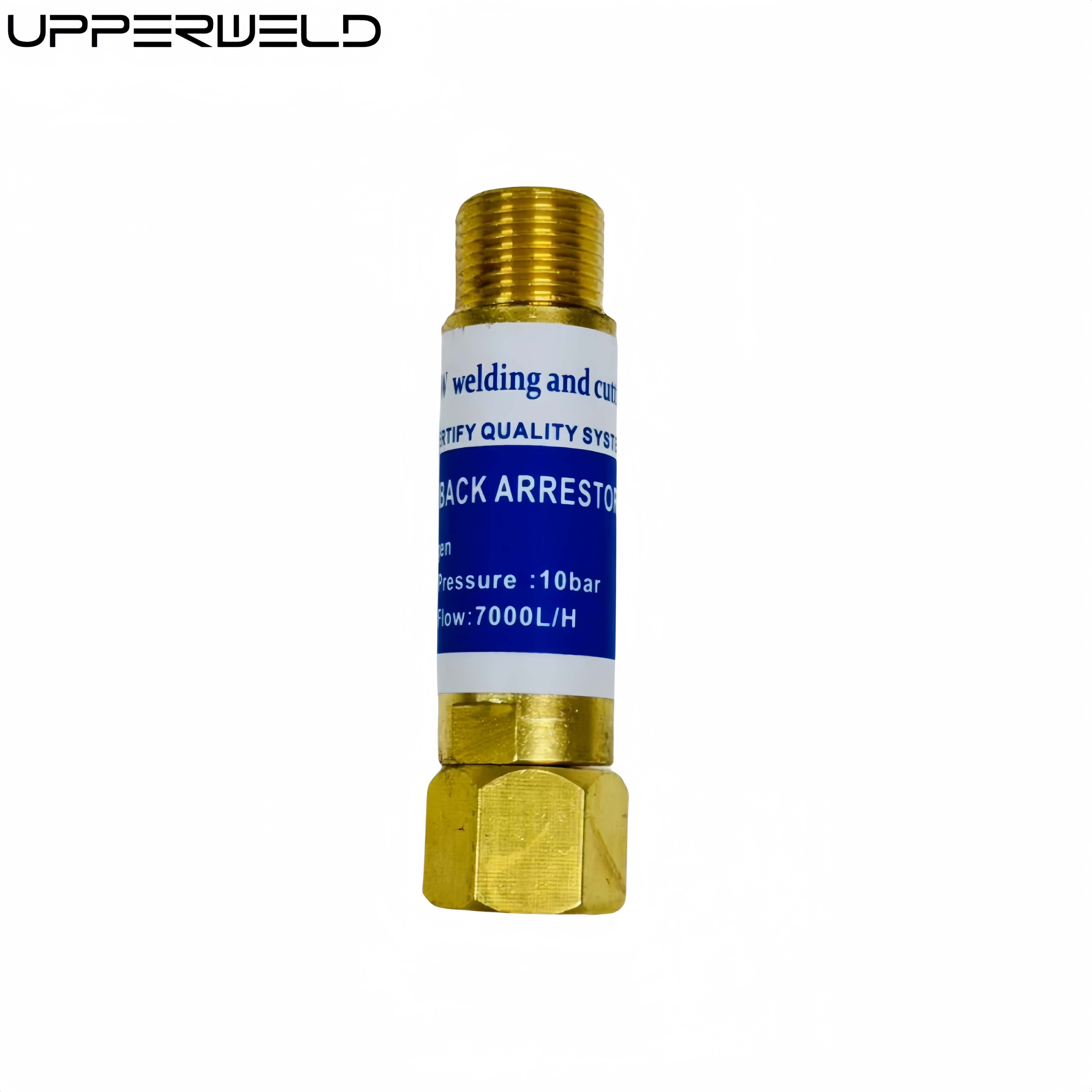 Upper oxygen Flashback Arrestor for cutting torch 10 bar working pressure welding accessories