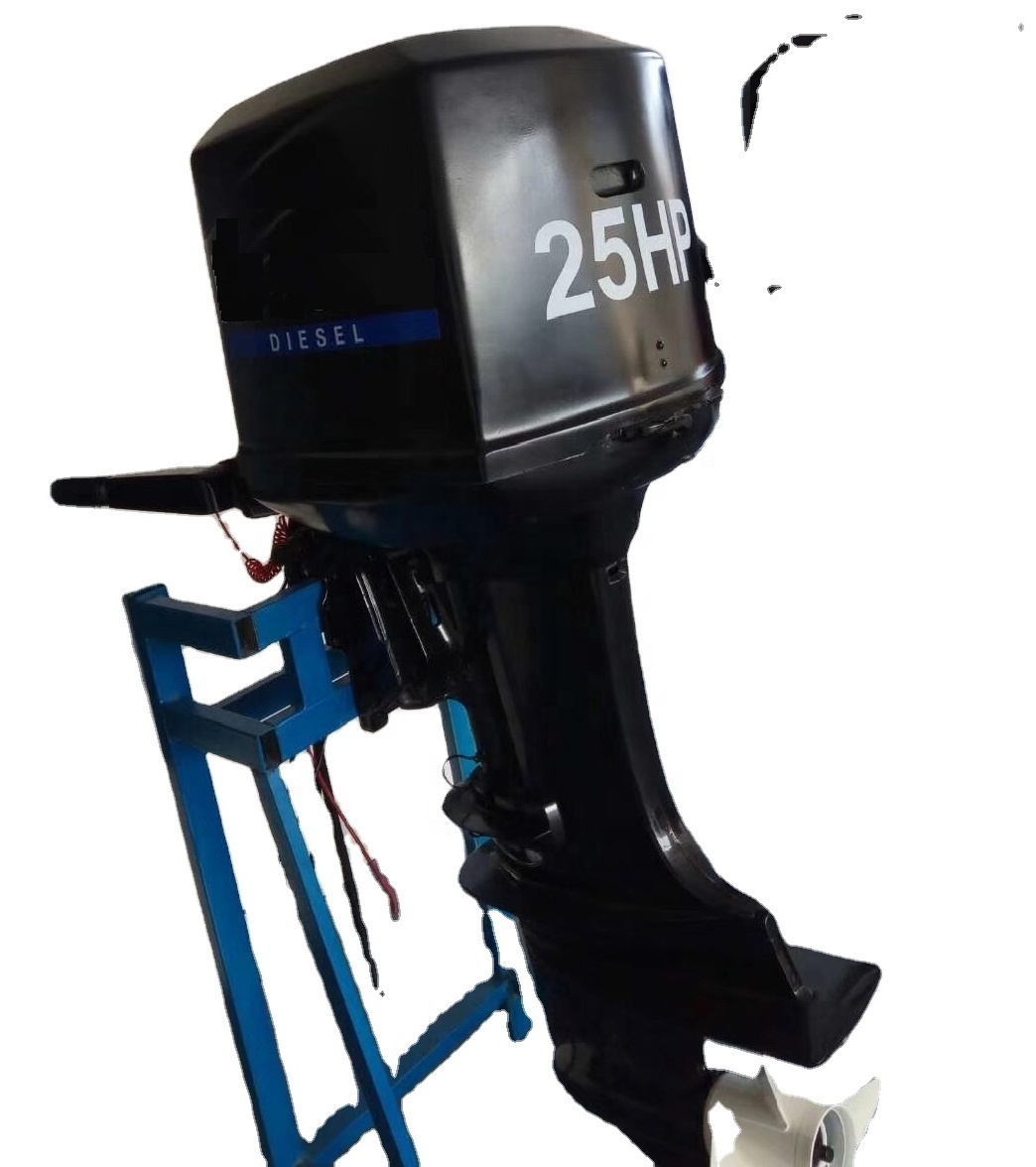 Marine diesel engine outboard DOM20 20hp small diesel outboard boat engine