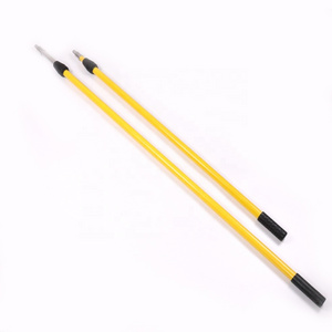 Fiberglass aluminum paint roller telescopic pole extension aluminum paint roller telescopic pole extension pole handle hot stick