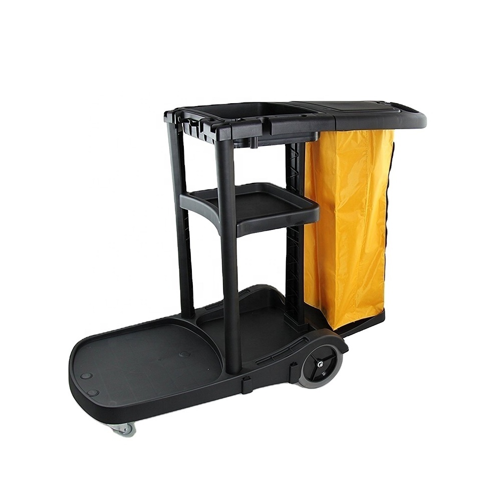 Janitorial Housekeeping Cart Hotel Mop Cleaning Trolley