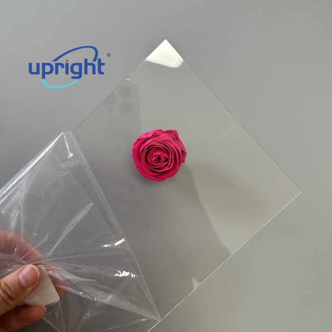 Upright Super clear transparent rigid PVC plastic panel sheet with PE protective film