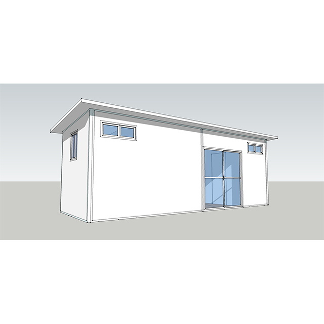 Customized prefab tiny house office bathroom pod for short stay