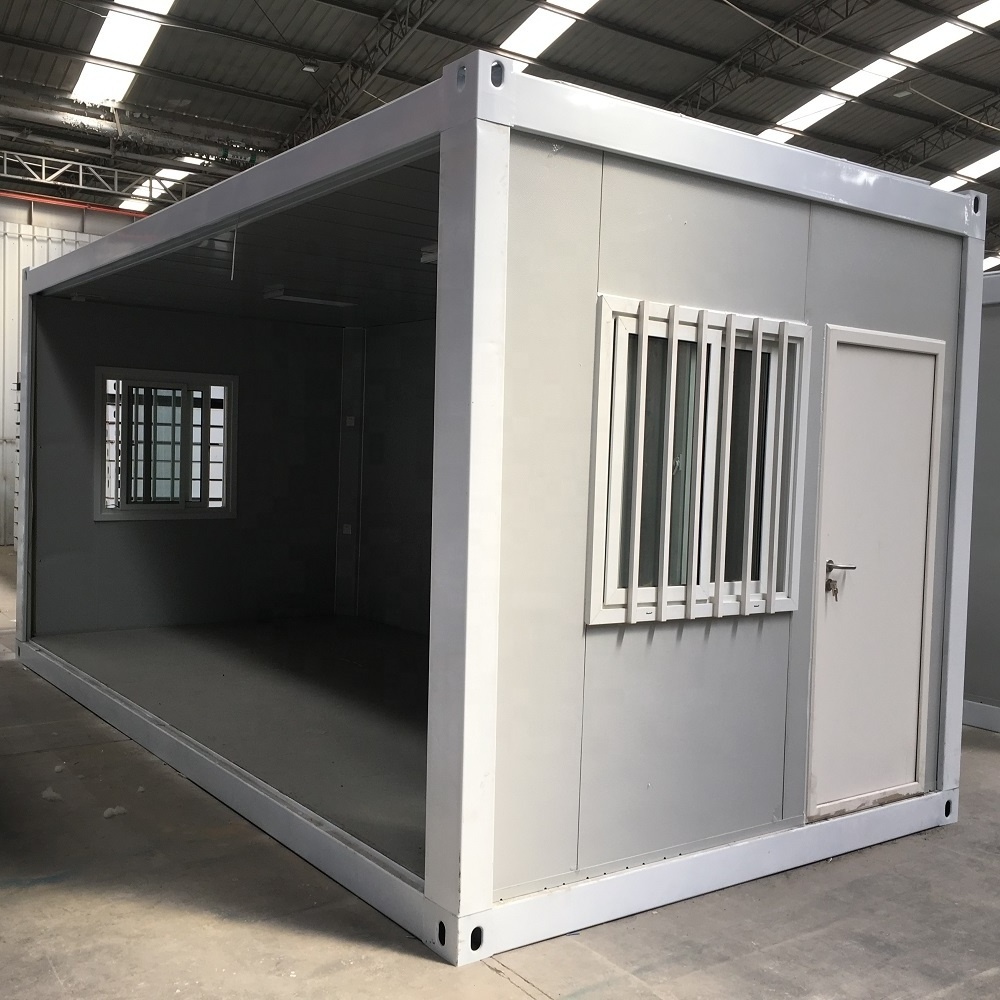 UPS Detachable Cheap Prefabricated modular container house  Portable tiny  20ft flat pack container house from china factory