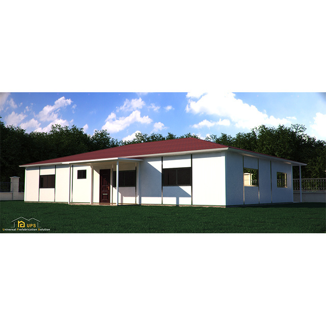 Popular Economic relocatable homes light steel sandwich panel prefabricated houses