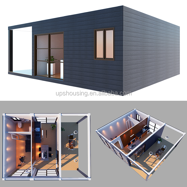 UPS product low cost china FOB / CIF shipping container frames flat pack house one stop service