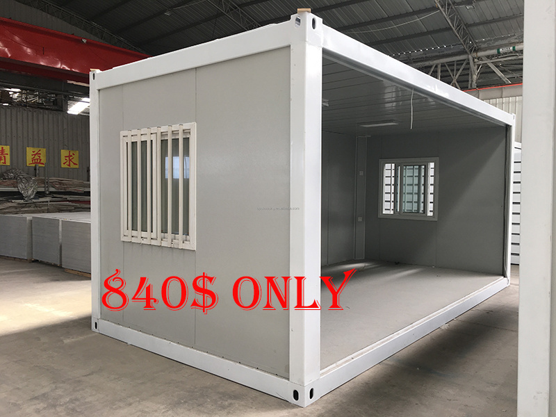 2024 UPS New design new service eco shipping flat pack containerized office/garage/houses shipping container garage