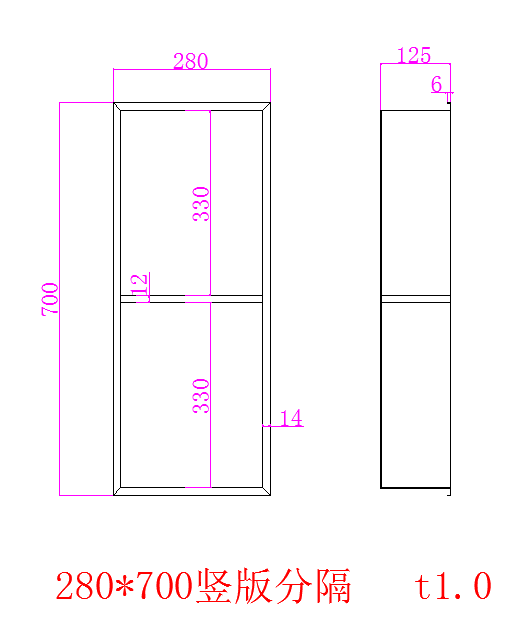 Double layer metal niche 304 stainless steel embedded niche bathroom kitchen metal shelf