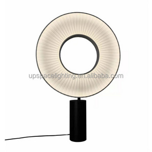 Hot sell table lamp with classical black metal fancy desk light for home decor table lamp