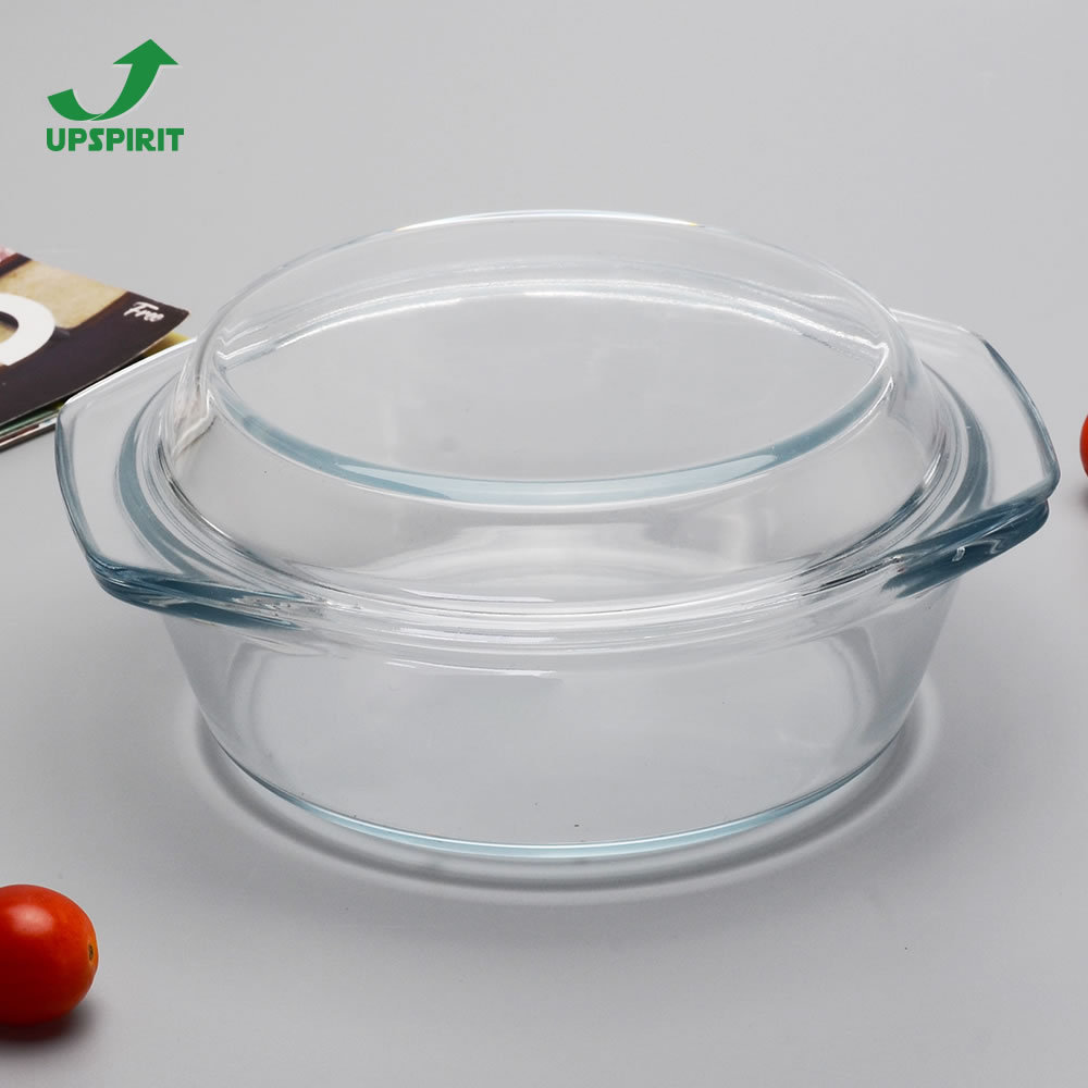 Heat Resistant Glass Baking Tray Glass Bakeware For Oven Microwave