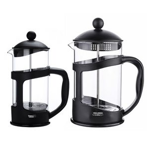 Press Coffee Maker Pot Glass French Press High Borosilicate Glass With Stainless Steel Lid For Sale