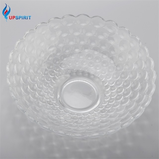 Homeware Round Clear Glass Fruit Plate Dish 2800ml