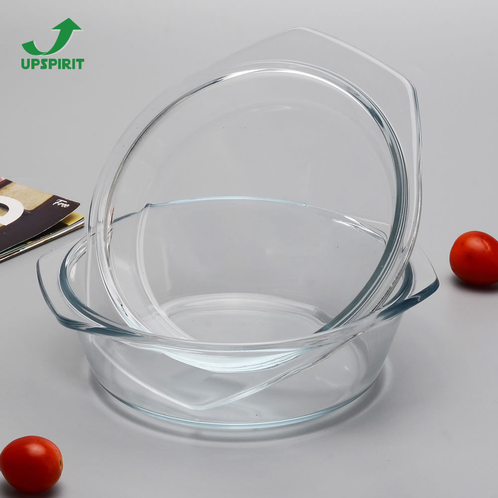 Heat Resistant Glass Baking Tray Glass Bakeware For Oven Microwave