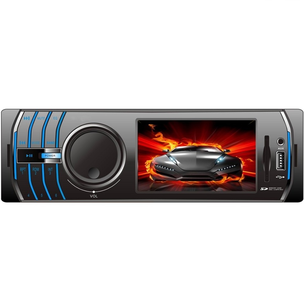 3 Inch Big Screen Display  Receive Call Car Mp3 Player Audio Stereo With USB SD FM AM With Remote