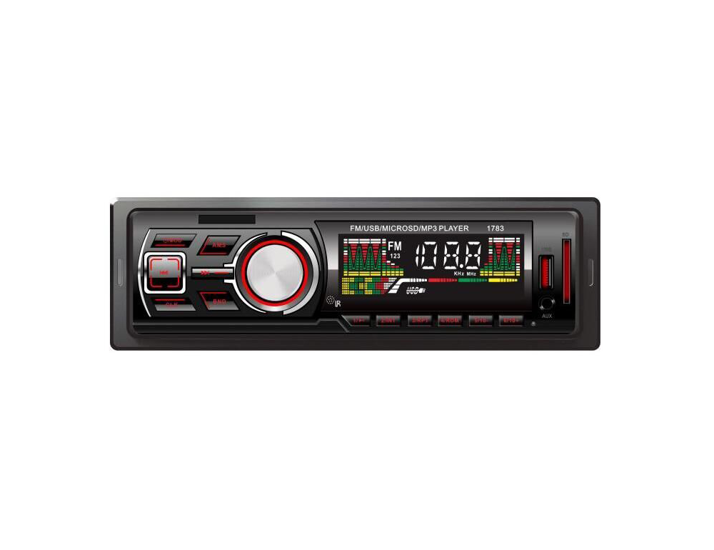 12V car radio fm  for Car MP3 player with Car stereo radio digital music 1783