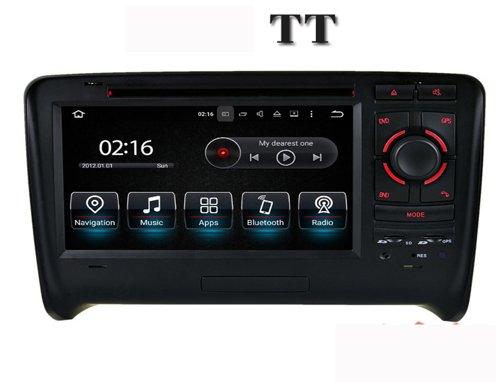 Android 10.0 Car DVD Player For Audi TT 2006-2014 Car Radio GPS Navigation Car Stereo Headunit Tape Recorder