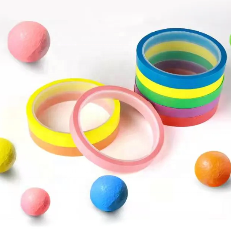 Tik Tok Hot Rainbow Series Tape Sticky Ball Adhesive Tape for Anti Stress Toys