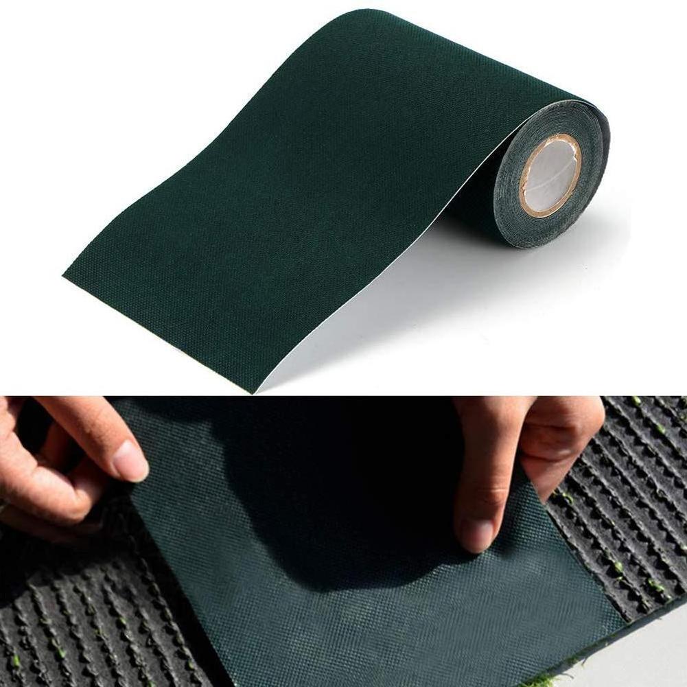 Artificial Grass Green Joint Fixing Tape Self-Adhesive into Seam Tape, Connecting Lawn Fake Grass Carpet