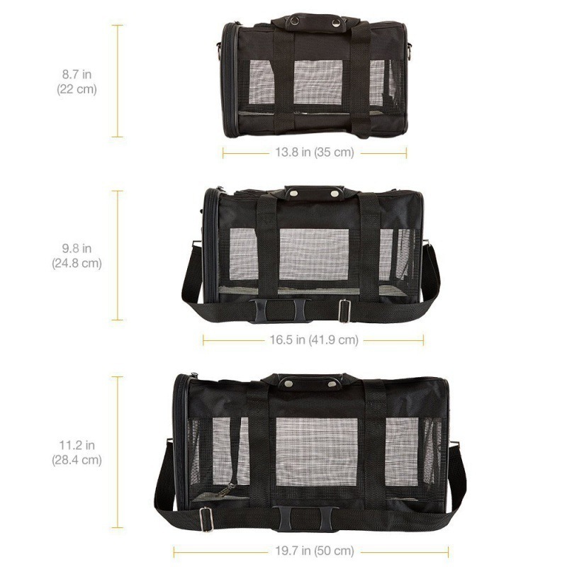 foldable airline approved cat pet carrier under seat   dog carrier bag pet carrier