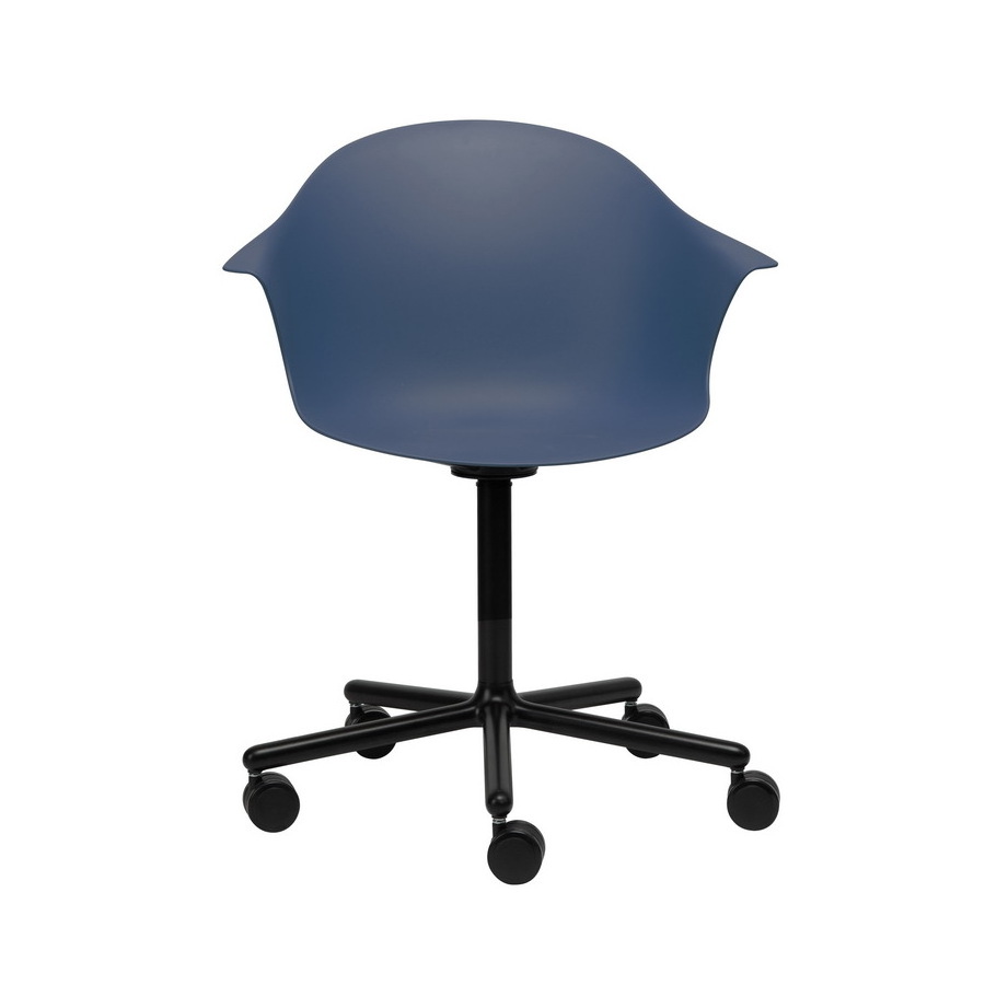 Hot sale sample office studio leisure swivel wheels scandinavian chairs