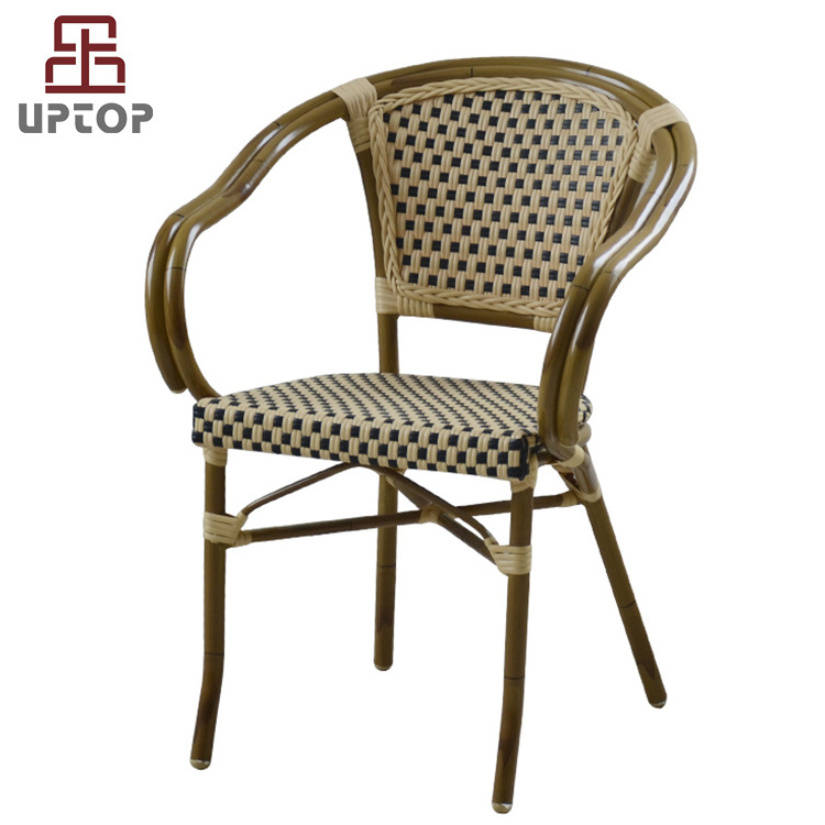 (SP-OC430) Paris aluminum cafe chair bistro restaurant bamboo furniture