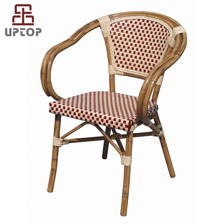 (SP-OC430) Paris aluminum cafe chair bistro restaurant bamboo furniture