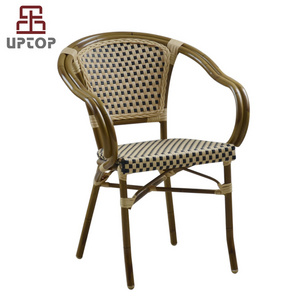 (SP-OC430) Paris aluminum cafe chair bistro restaurant bamboo furniture