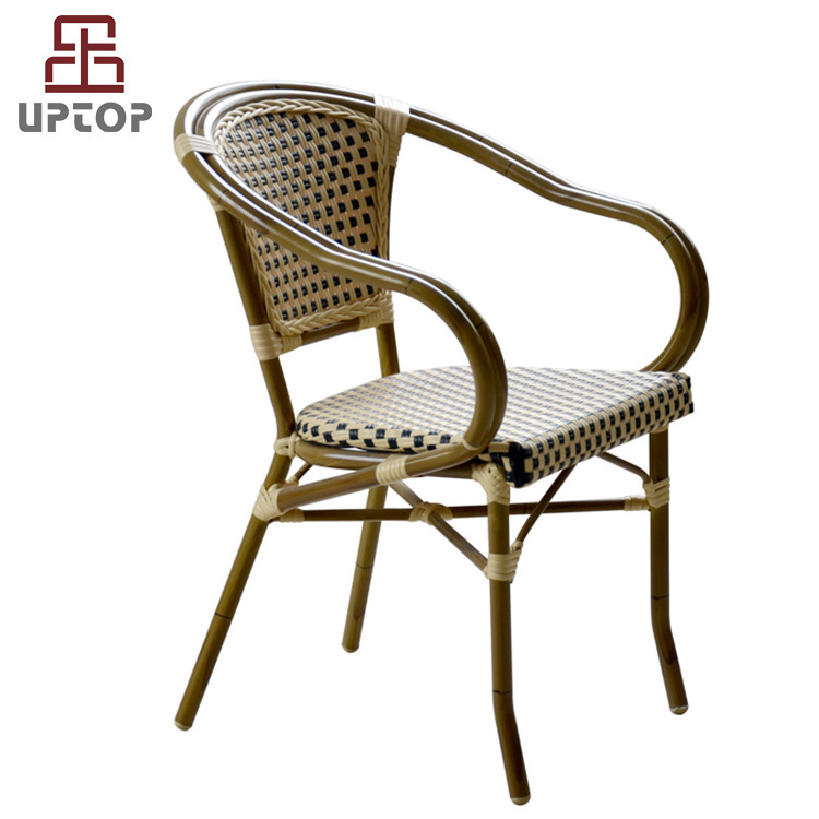 (SP-OC430) Paris aluminum cafe chair bistro restaurant bamboo furniture