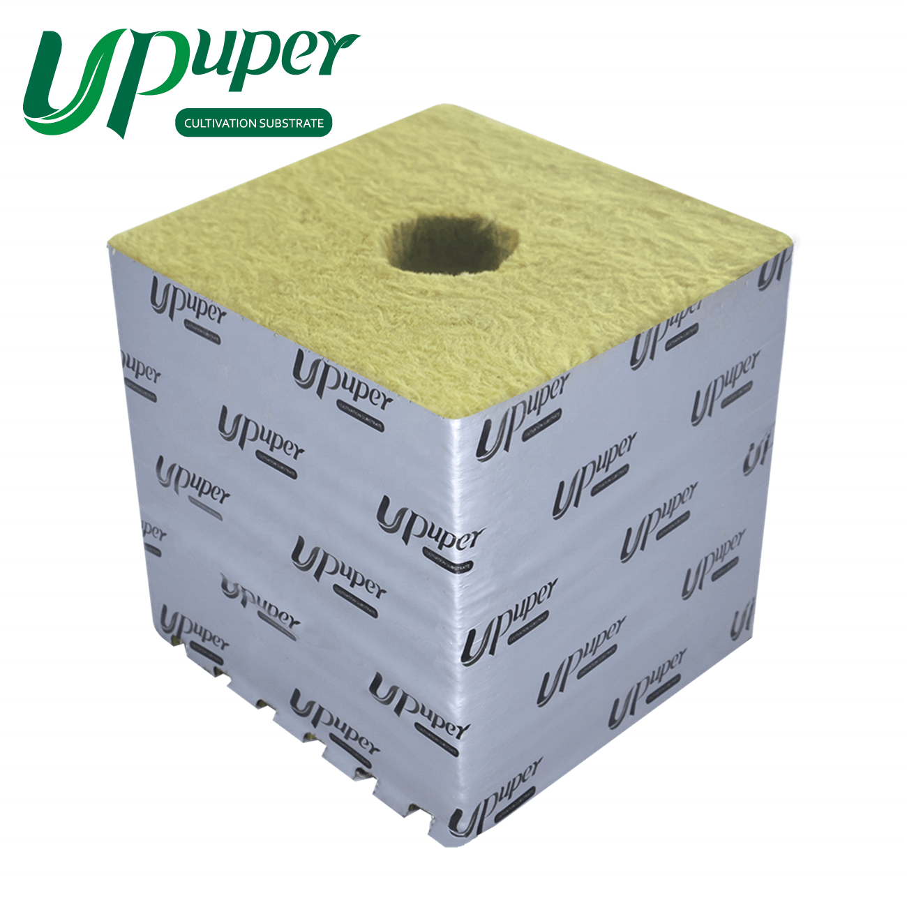 UPuper growing dutch bucket substrate hydroponic hugo 6x6 rock wool cubes