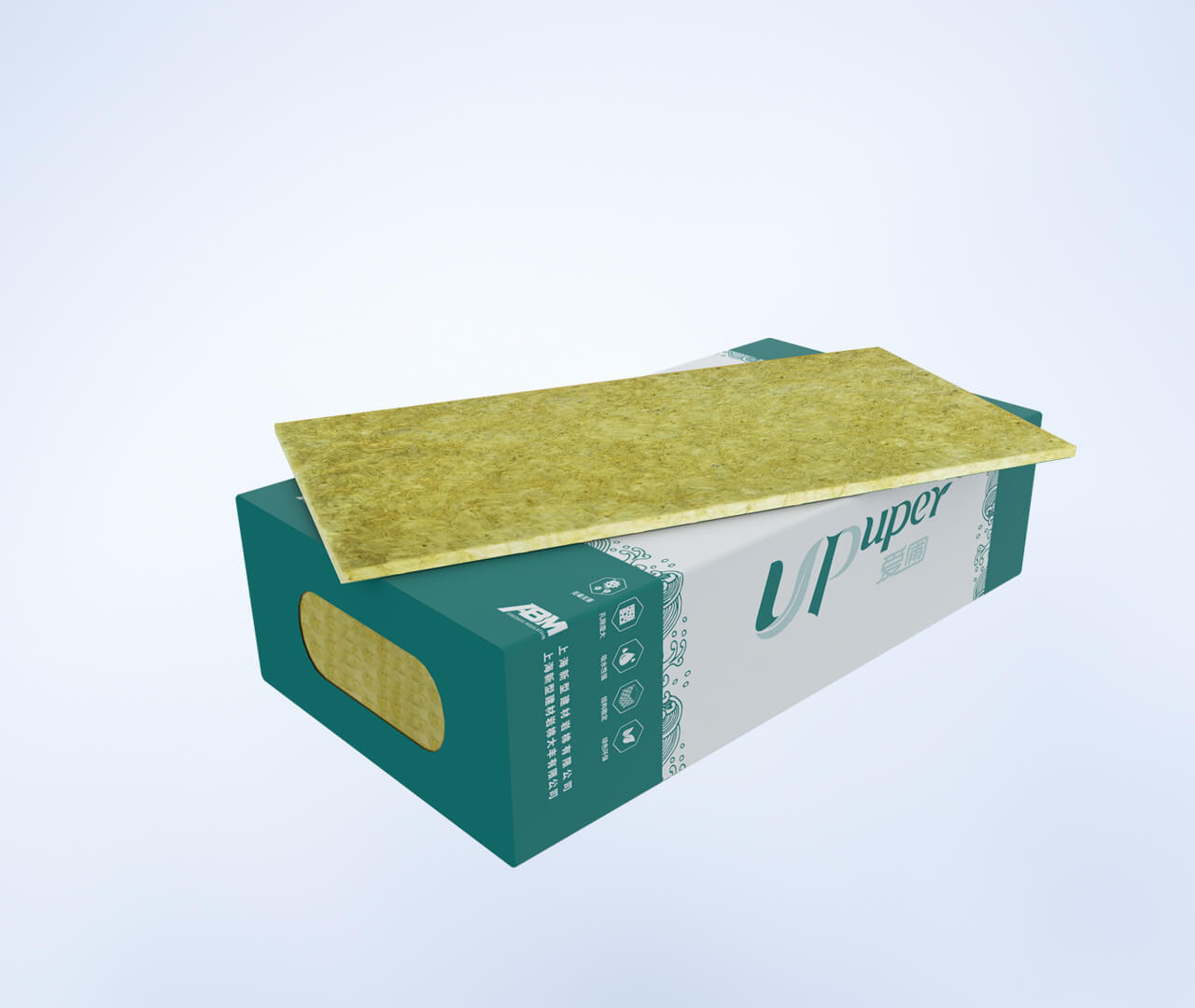 UPuper planting sponge rock wool substrate grow mat for microgreens