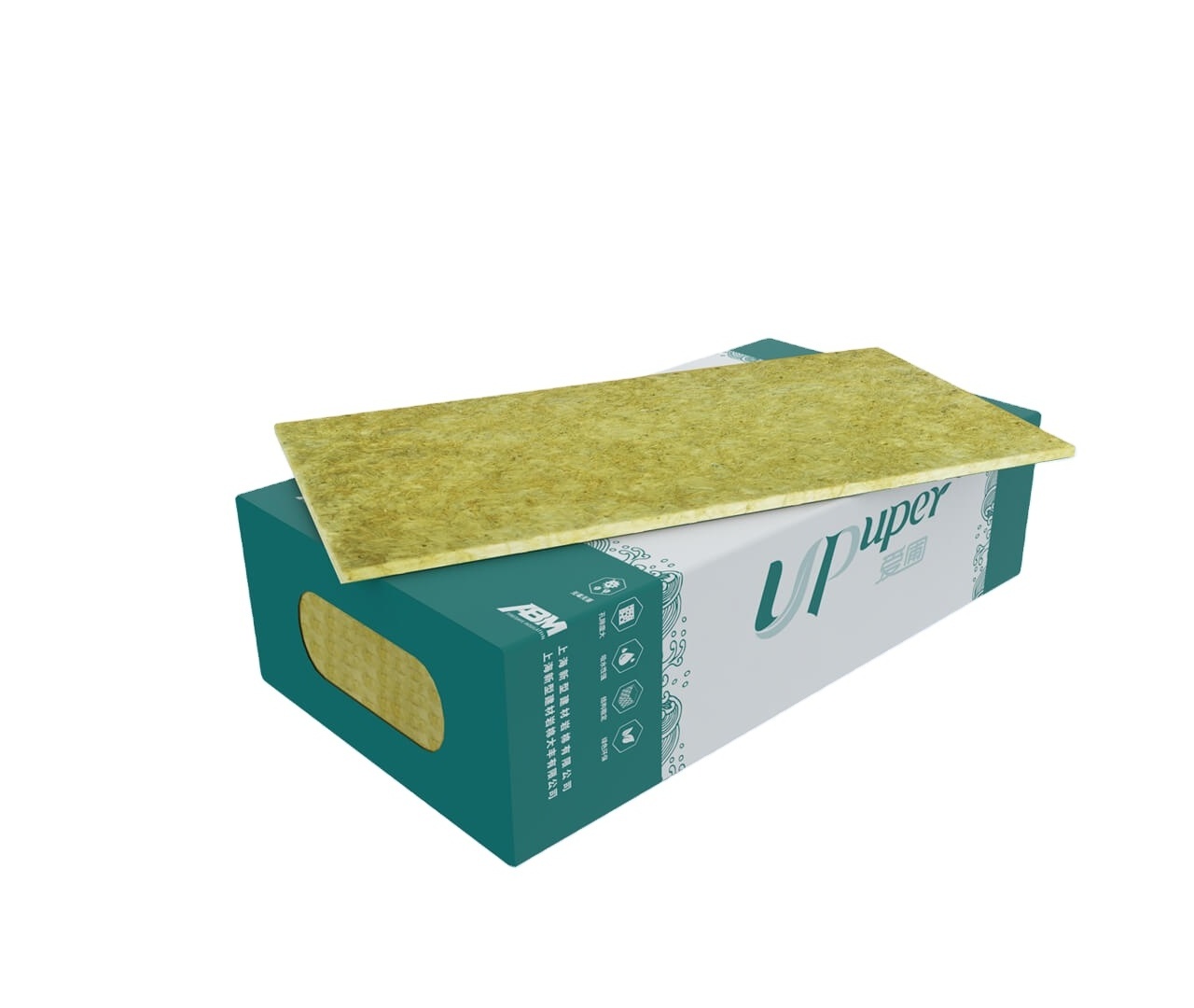 UPuper indoor hydro planting rock wool substrate grow mat for microgreens