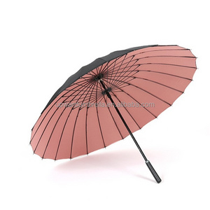 Japanese 24 bone umbrella pink custom umbrella uv rain umbrella