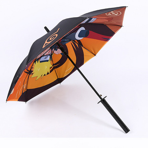 Samurai  katana umbrella japan samurai sword handle umbrella with logo printing