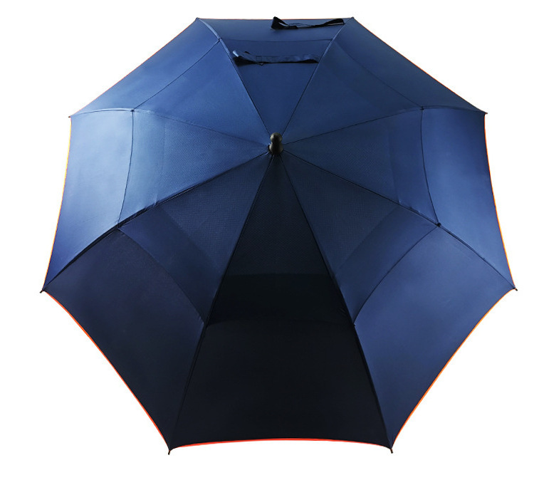 Luxury custom hotel umbrella manufacturer customized umbrella navy blue golf umbrella