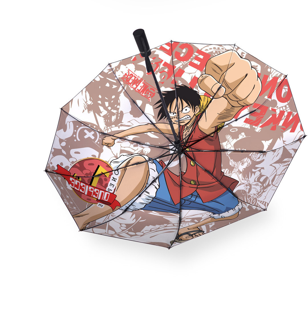 Christmas gift umbrella custom printing anime umbrella 3 folding umbrella