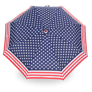 American flag umbrella customized logo picture umbrella automatic 3 fold umbrella windproof