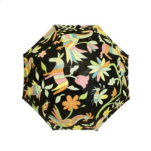 Changing color umbrella flower custom made golf umbrella magic umbrella