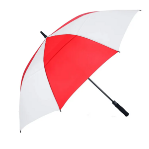 Custom print strong windproof promotional market straight golf umbrella