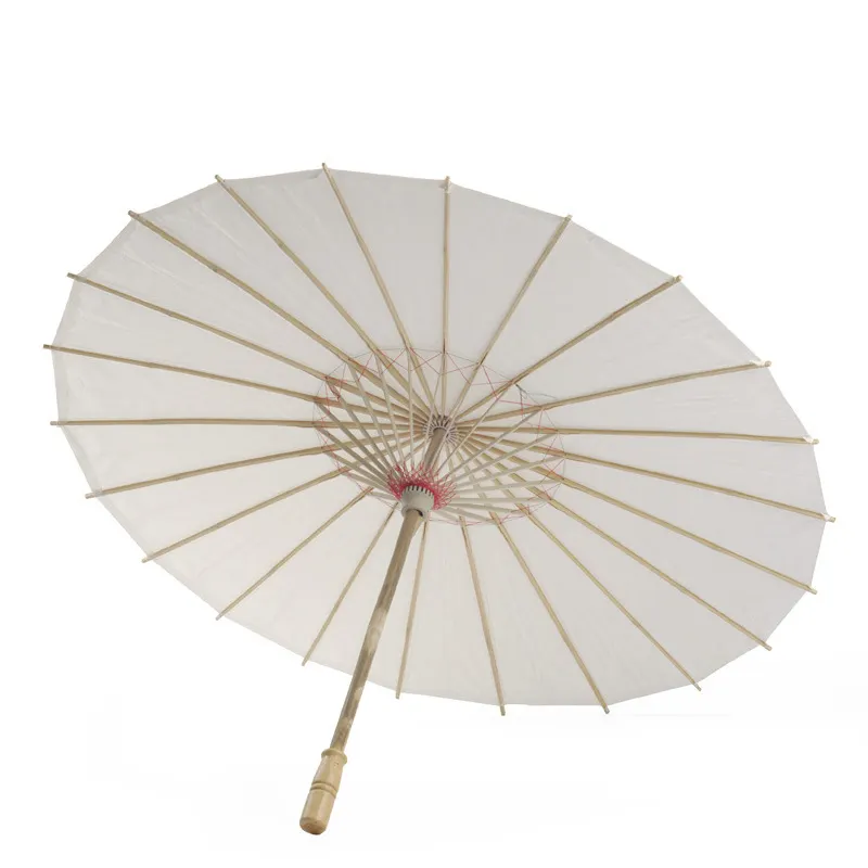 Customized printing paper umbrella party White paper parasol umbrella