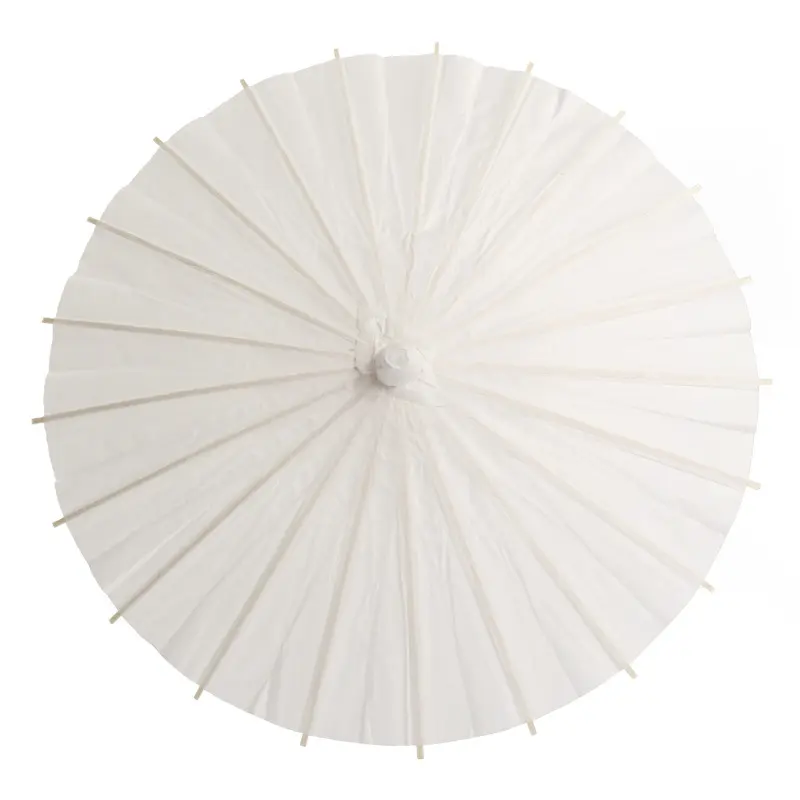 Customized printing paper umbrella party White paper parasol umbrella