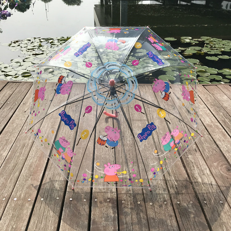 Kid transparent umbrella kid bubble umbrella extended dome transparent kids umbrella