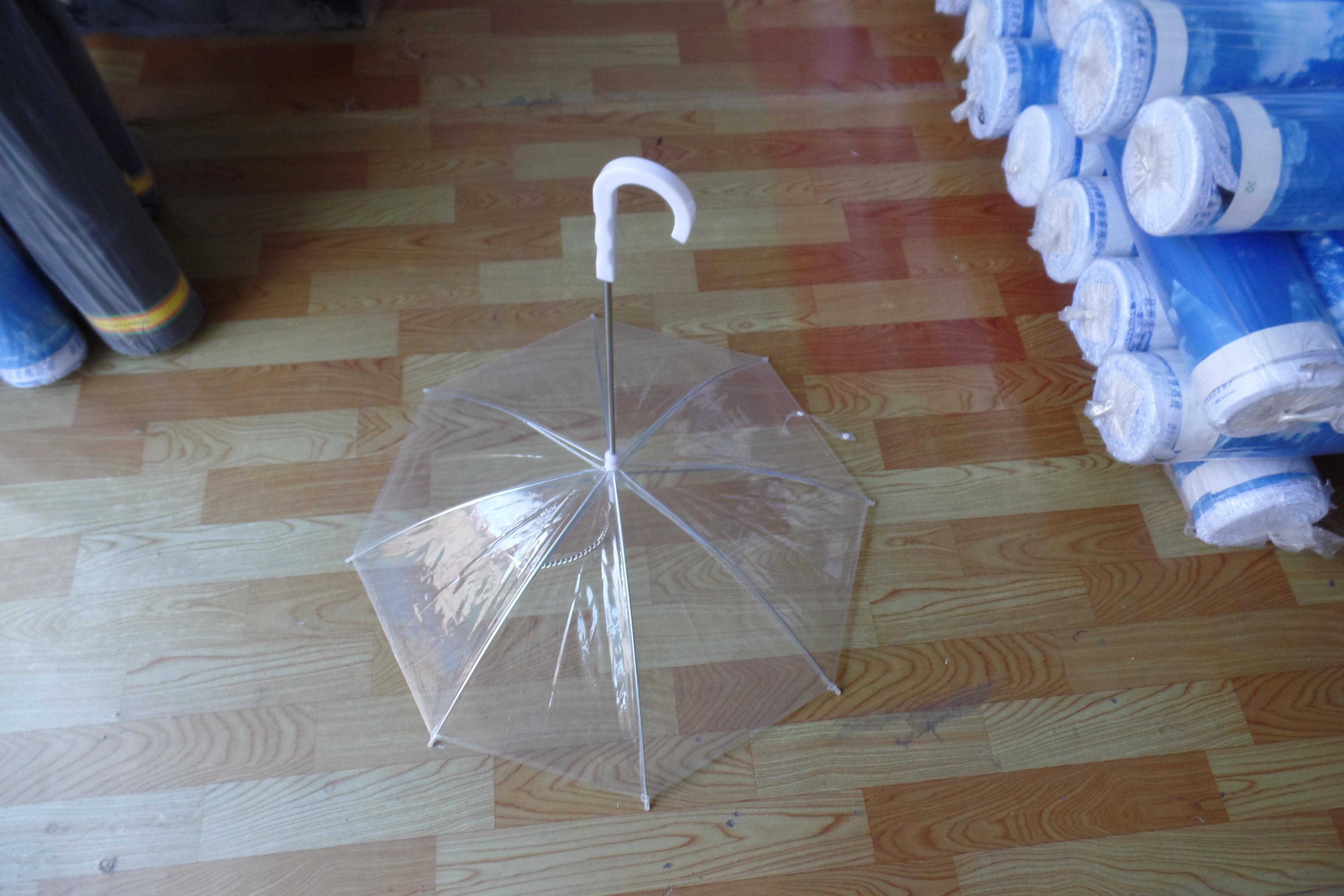 Dog umbrella transparent pet umbrella