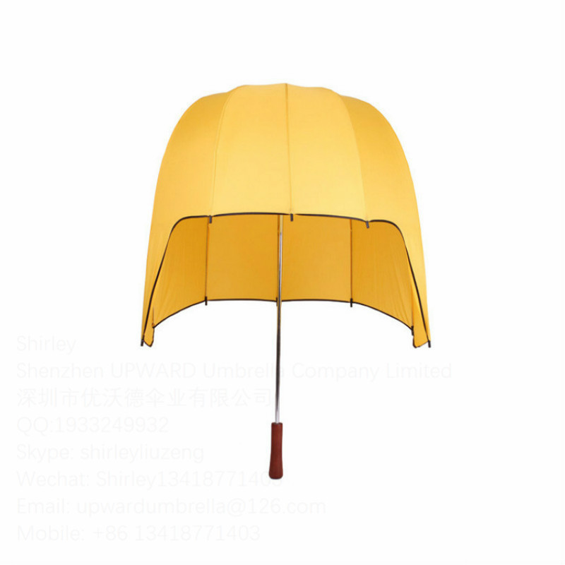 helmet umbrella with shoulder strap cap umbrella