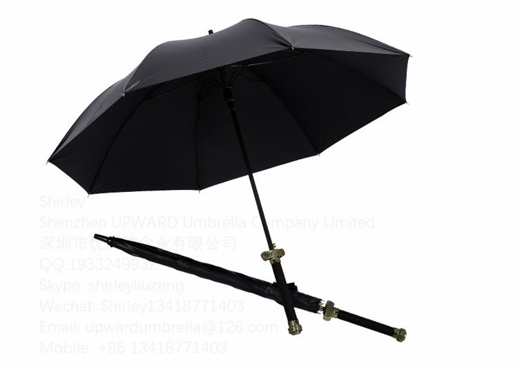 Knight sword umbrella handle sword katana umbrella rain umbrella