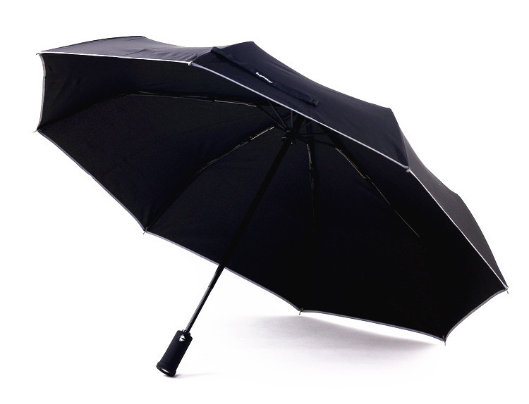 LED umbrella with led light led flashlight lighting rain and sunshine folding umbrella