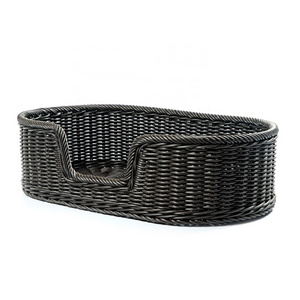 natural classic design Dog Pet Bedding wicker basket made of High Quality rattan originally from Indonesia